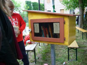 una Little Library del quartiere San Pio